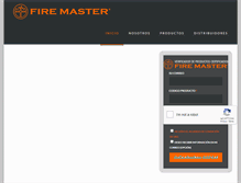 Tablet Screenshot of fire-master.cl